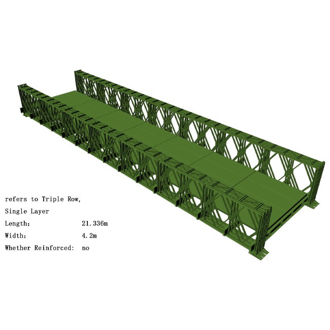 Single Lane Bailey steel Bridge Single Lane Bailey steel Bridge